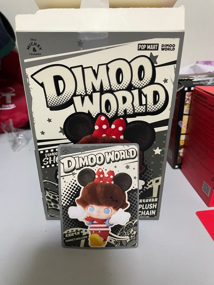 Dimoo - Minnie's Balloon Plush Chain, Hobbies & Toys, Toys & Games on ...