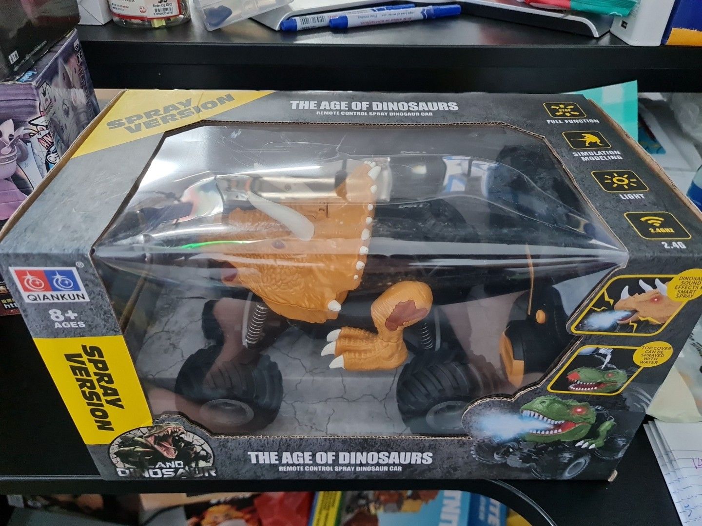 Dinosaur, remote control (Category: Remote Control Toys) located in Singapore. Submitted by lyffekiko (Listing ID 1380530021, Image 1). Description: .