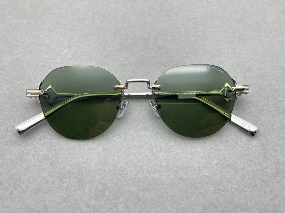新款Dior 男女時尚無框圓形墨鏡CD Diamond R5U金屬鏡框飾CD 50-19-150