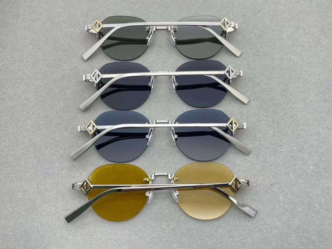 新款Dior 男女時尚無框圓形墨鏡CD Diamond R5U金屬鏡框飾CD 50-19-150