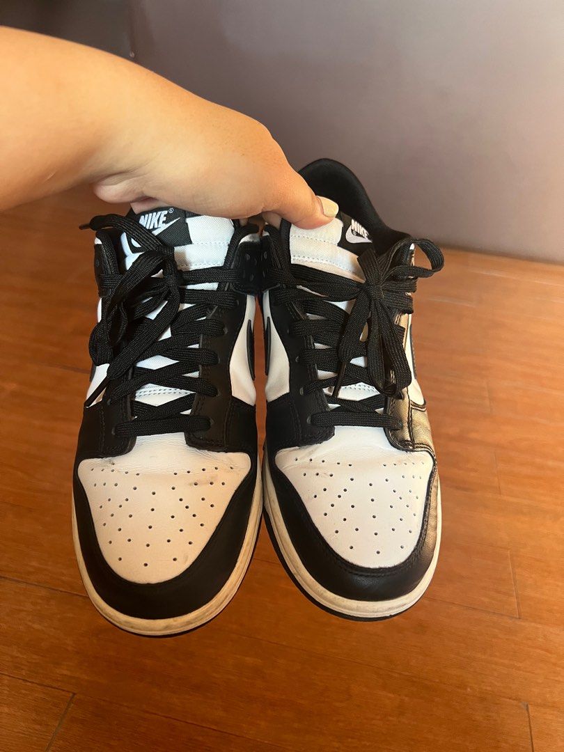 Dunk Low Retro Panda (Category: Sneakers) located in Makati City. Submitted by helpmedeclutter03 (Listing ID 1380642627, Image 3). Description: - Used but well taken care of - Signs of wearing (crease) visible - NO damage, great condition - Can still be cleaned! - Size 8.5 Mens / 10 Womens - With box.