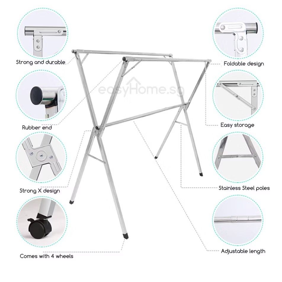 Extendable Clothes Drying Rack