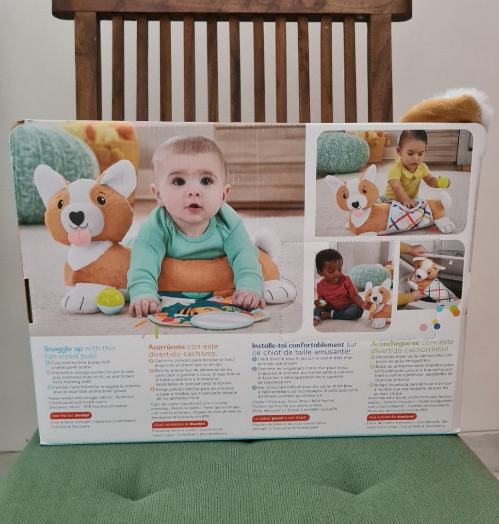 Fisher Price Boneka Tummy Time (Kategori: Mainan & Baby Walker) berada di Tangerang. Dikirim oleh nezzness22 (ID iklan 1380539342, Gambar 2). Deskripsi: PRODUK BARU TIDAK PERNAH DIPAKAI dijamin dalam keadaan bagus, bersih dan tidak pernah dibongkar dari kardus. Masih lengkap layaknya barang baru. Cocok untuk penggunaan pribadi maupun untuk kado Nego tipis-tipissss Tummy wedge anjing yang mewah menampilkan panel kerut dan 3 mainan aktivitas, yang 