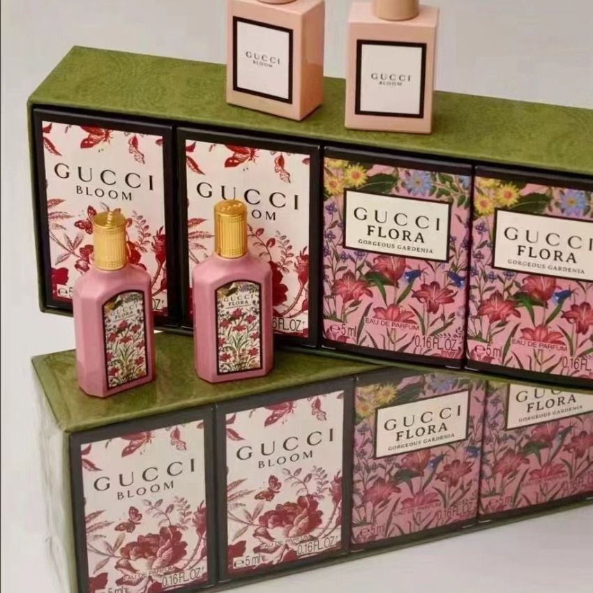 GUCCI古馳綺夢花悅香水四件套5ml*4支3616305266804, 美容＆個人