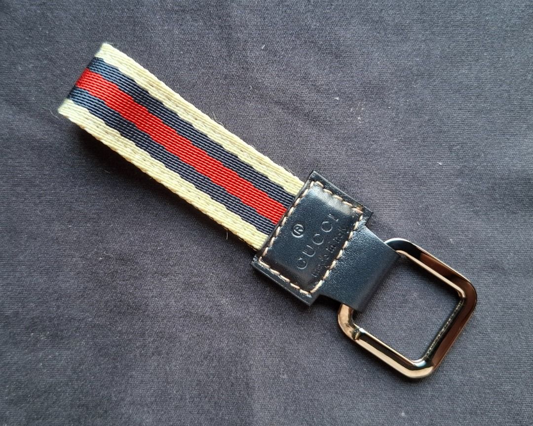 Gucci Keystrap Keychain (Category: Luxury Bags & Wallets) located in Mandaluyong City. Submitted by john_carousel (Listing ID 1380562139, Image 2). Description: Original Gucci keystrap/keychain Srp US$270.