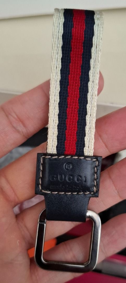 Gucci Keystrap Keychain (Category: Luxury Bags & Wallets) located in Mandaluyong City. Submitted by john_carousel (Listing ID 1380562139, Image 1). Description: Original Gucci keystrap/keychain Srp US$270.