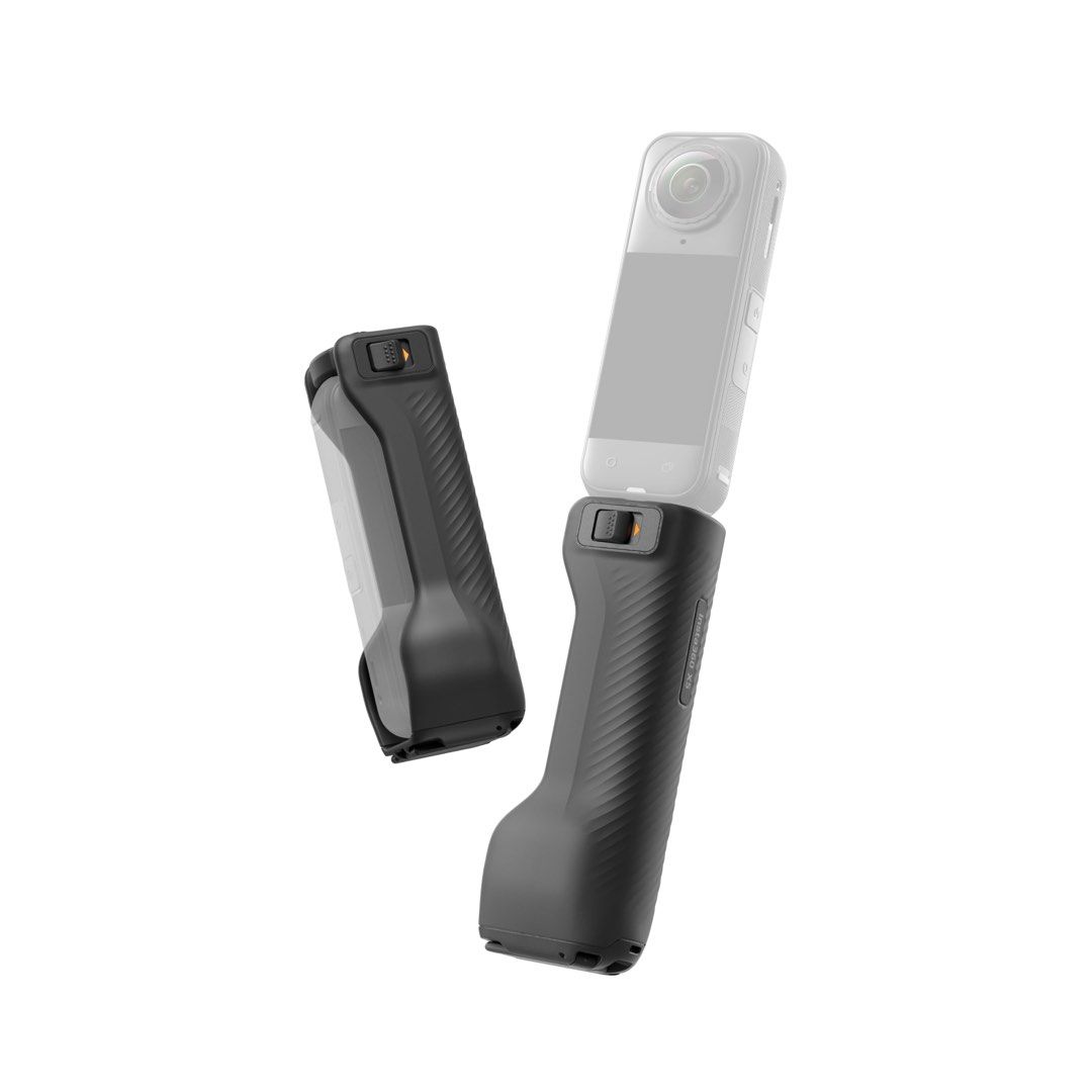 Insta360 X5 Foldable Utility Handle (Category: Camera Bags & Carriers) located in San Juan City. Submitted by urbangiz_greenhillsmall (Listing ID 1380555283, Image 1). Description: Product details: Palm-sized handle that offers complete protection for your camera. Comfortable soft rubber grip for easy all-day shooting. Unfolds in seconds with a sliding lock buckle. Includes mini foldable tripod to set up and shoot on flat surfaces. *This accessor