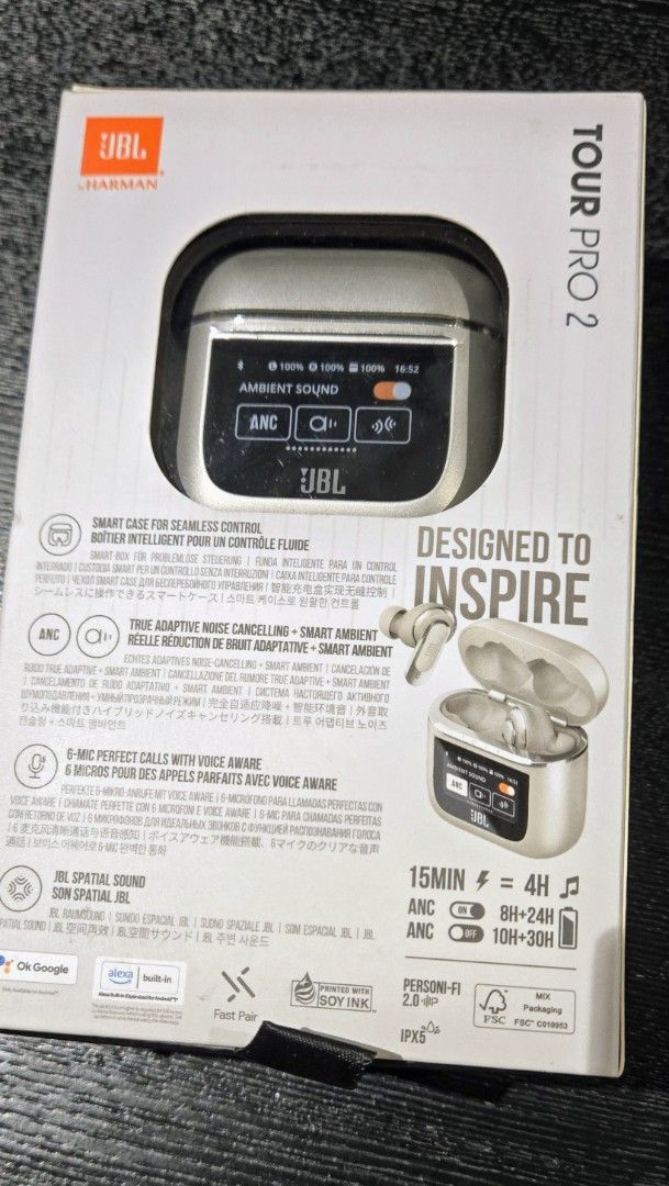 JBL Tour Pro 2 - Perfect Fit Earbuds (Sealed)63059787273346111