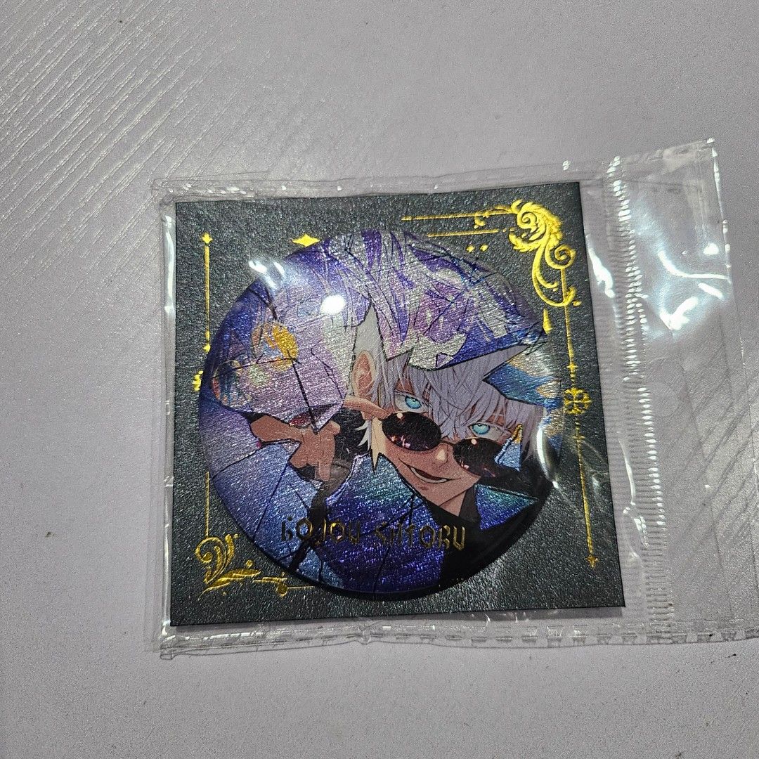 Jujutsu Kaisen Pin - Gojo (Category: J-Wave Merchandise) located in Manila. Submitted by blackstar027 (Listing ID 1380590670, Image 1). Description: Please refer to the images for the actual item. MOP - gCash - BPI, Union Bank, AUB, ShopiPay.
