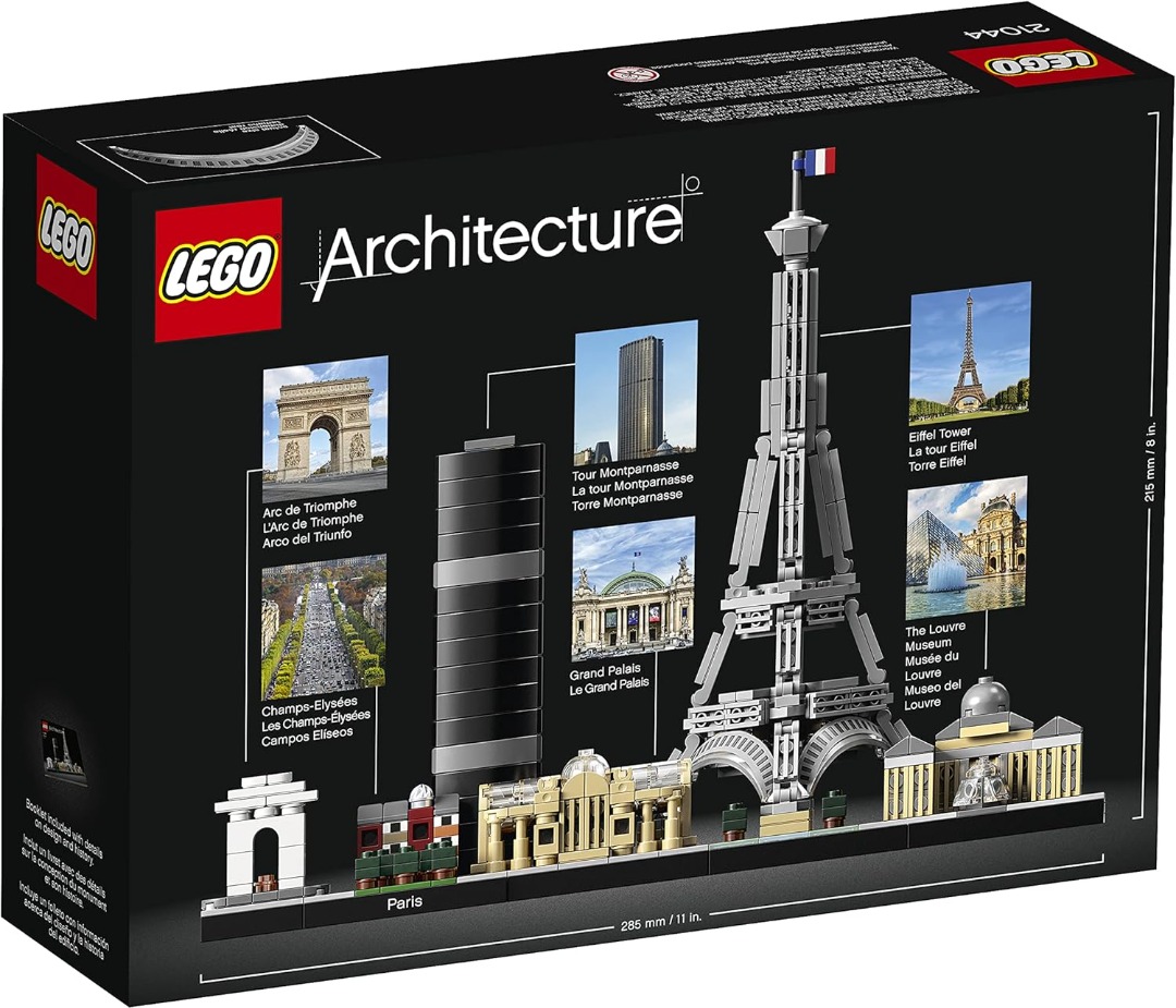 Lego 21044 Architecture Paris Building Set Hobbies Toys Toys 
