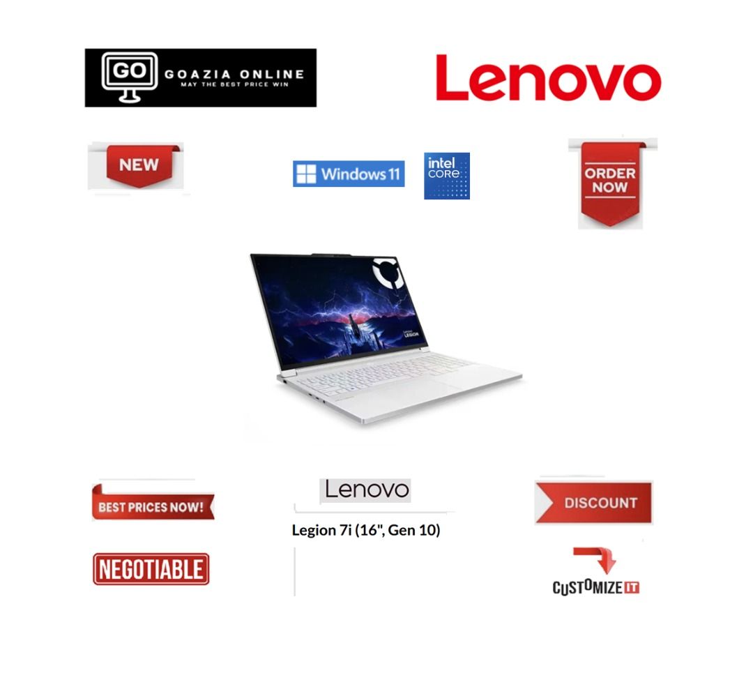 🎂SG60🔖Lenovo Legion 7i (16", Gen 10) (Ultra 7 255HX 32GB 1TB)63167070410753111
