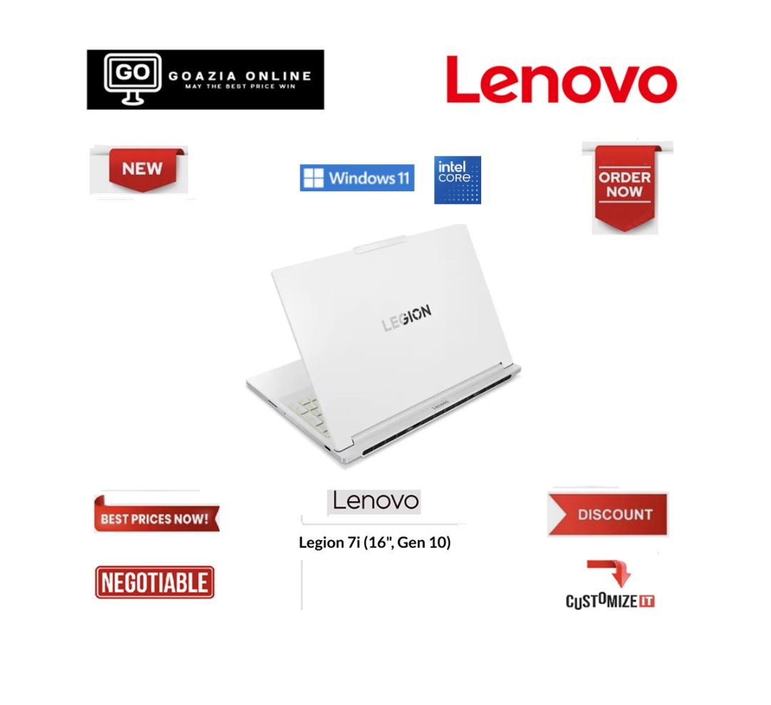 🎂SG60🔖Lenovo Legion 7i (16", Gen 10) (Ultra 7 255HX 32GB 1TB)63167070410753112