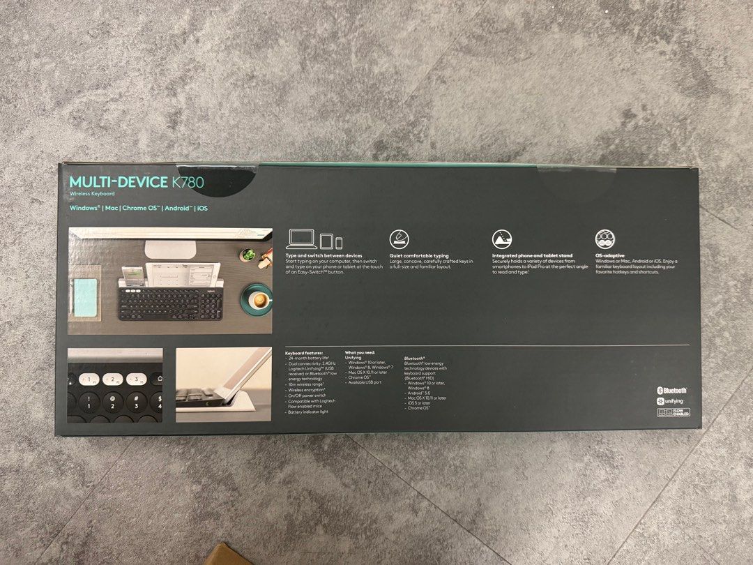 Brand new Logitech K780 Multi-Device Wireless Keyboard (RP $80.90)63220260588290111