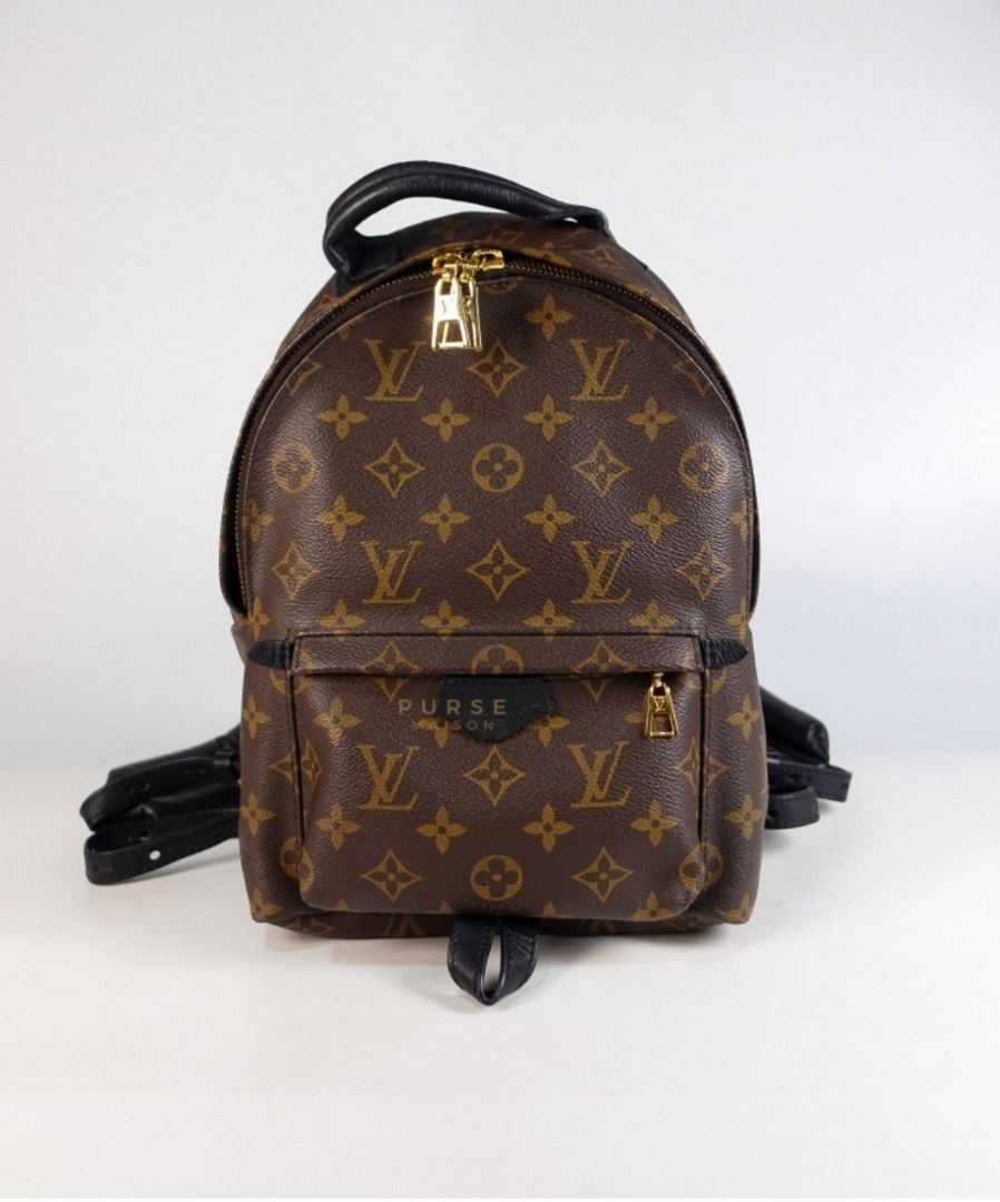 Louis Vuitton Palm Spring Backpack PM in Monogram Canvas (Date Code: TX1159) (Category: Luxury Bags & Wallets) located in Taguig. Submitted by pursemaison (Listing ID 1380508004, Image 1). Description: Louis Vuitton Palm Spring Backpack PM in Monogram Canvas (Date Code: TX1159) Price: Php 98,000.00 Condition: Very Goood (8.5/10) Exterior: Scuff on the Front Pocket, Minor Peeling, Minor Marks on the Leather & Handle and Minor Creasing. Interior: M