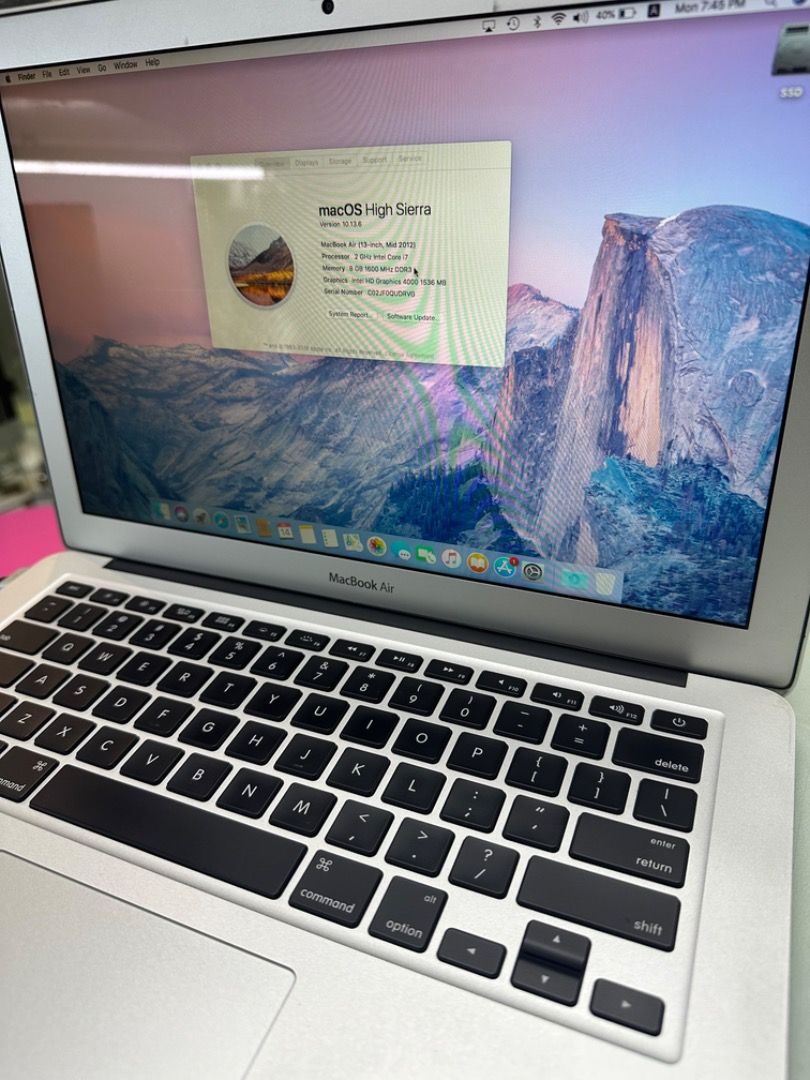 MacBook Air 13 inch Mid 2012 i7 8GB / 480GB SSD, 電腦＆科技, 手提電腦 - Carousell