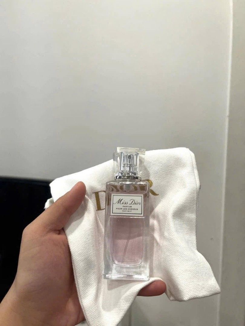 Miss Dior Hair Mist (Category: Fragrance & Deodorants) located in Quezon City. Submitted by rdecants (Listing ID 1380499283, Image 1). Description: Miss Dior Hair Mist 30ml bottle only ₱2,000 Location: Laguna LBC Gcash/Bank.