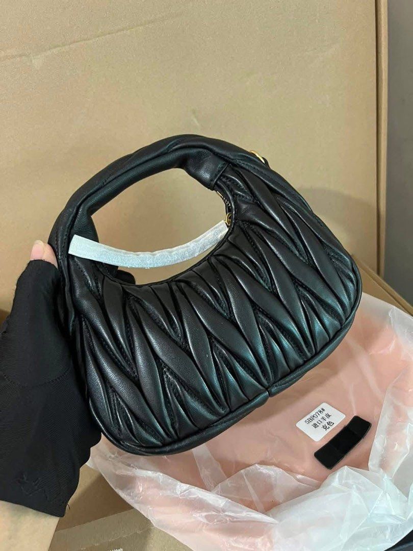 Miumiu Baguette shoulder/sling mini (Category: Luxury Bags & Wallets) located in Quezon City. Submitted by rarebagsfrmjapan (Listing ID 1380517483, Image 2). Description: PERFECT GIFT OR GIVEAWAYS REWARD UR SELF OR LOVE ONES AT LEAST ONCE A YEAR !!! 𝐃𝐈𝐒𝐂𝐋𝐀𝐈𝐌𝐄𝐑: we are 𝐧𝐨𝐭 𝐚𝐬𝐬𝐨𝐜𝐢𝐚𝐭𝐞𝐝 𝐰𝐢𝐭𝐡 𝐭𝐡𝐞 𝐛𝐫𝐚𝐧𝐝𝐬 𝐭𝐡𝐚𝐭 𝐚𝐫𝐞 𝐥𝐢𝐧𝐤𝐞𝐝 𝐚𝐧𝐝 𝐬𝐭𝐚𝐭𝐞𝐝 𝐢𝐧 𝐭𝐡𝐢𝐬 𝐩𝐨𝐬𝐭. 𝐀𝐥𝐥 𝐫𝐢𝐠𝐡𝐭𝐬 𝐚𝐫𝐞 𝐫𝐞𝐬𝐞𝐫𝐯𝐞