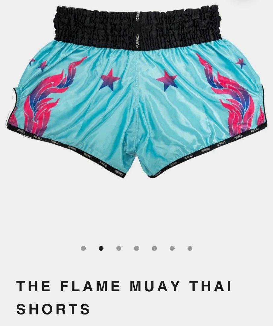 Muay Thai Shorts Yokkao The Flame, Men's Fashion, Activewear on - Main Image