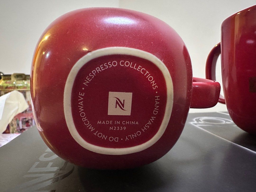 Nespresso Red Mugs - Set of 2