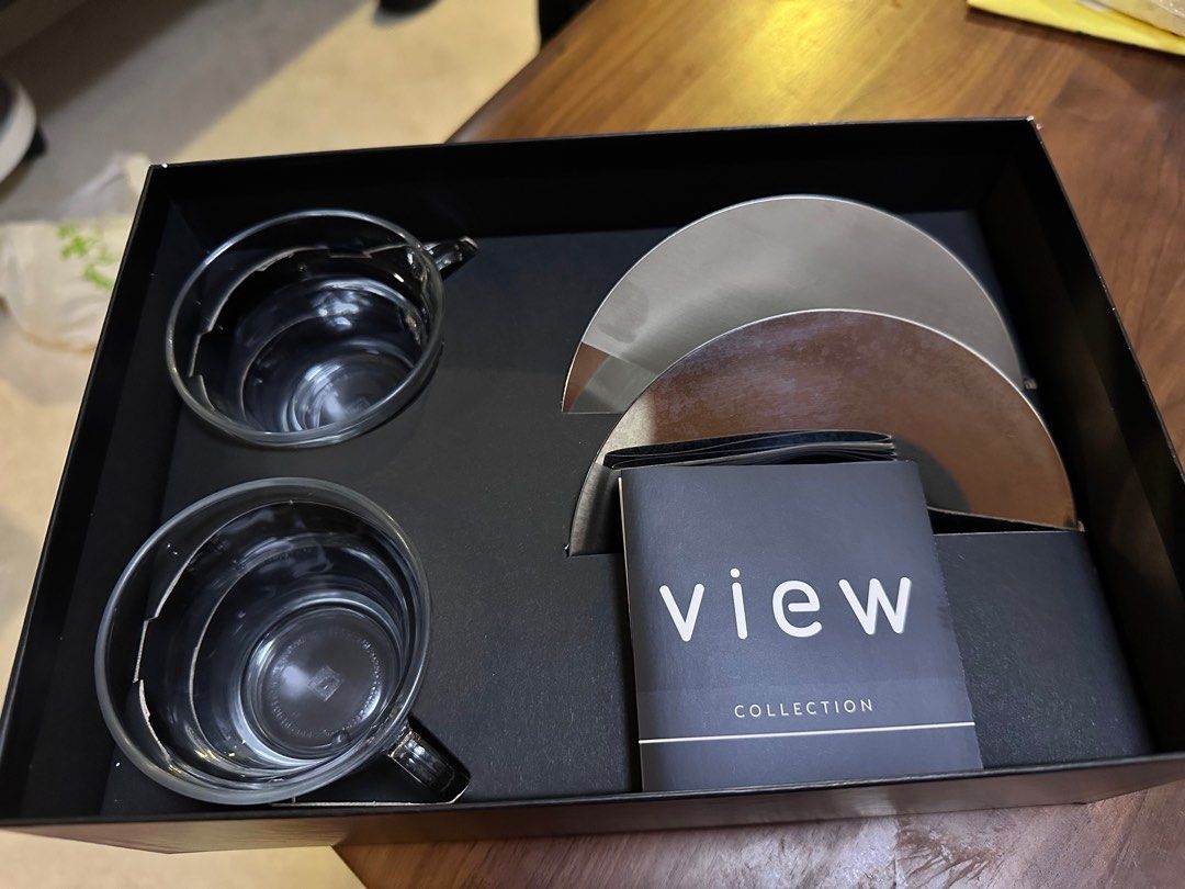 Nespresso View Collection 2x Cappuccino  Cups + Reveal espresso