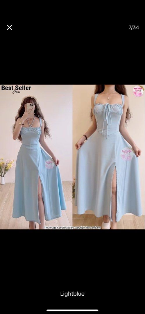 New Unused Dress (Category: Dresses) located in Pasig City. Submitted by gencasiple (Listing ID 1380620984, Image 1). Description: Bought for 285 Fabric: Crepe, Size: XL.