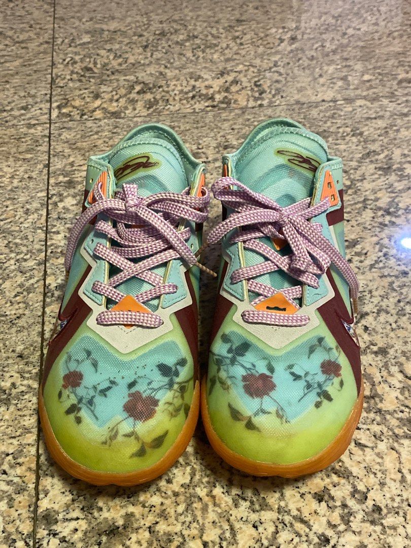 lebron floral shoes
