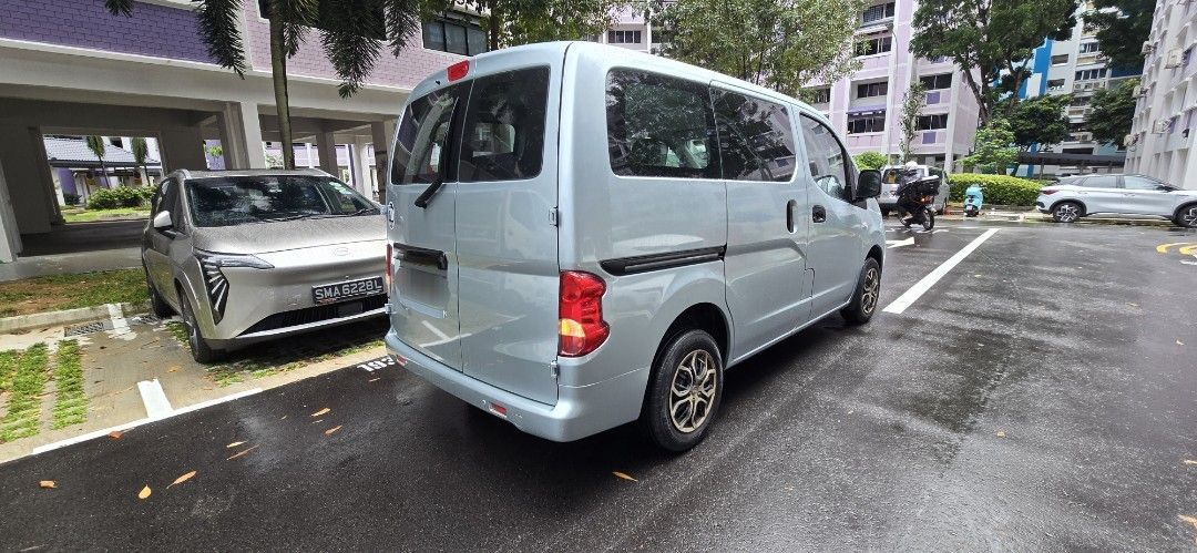 Nissan NV200 1.5 Manual (Category: Used Commercial Vehicles for Sale) located in Singapore. Submitted by bestautogroup (Listing ID 1380695794, Image 3). Description: Most Popular NV200, low maintenance, all major repair and replacement with receipt proven. New paint. Loan up to 95%. Guaranteed approved. Act fast call now. 85859495.
