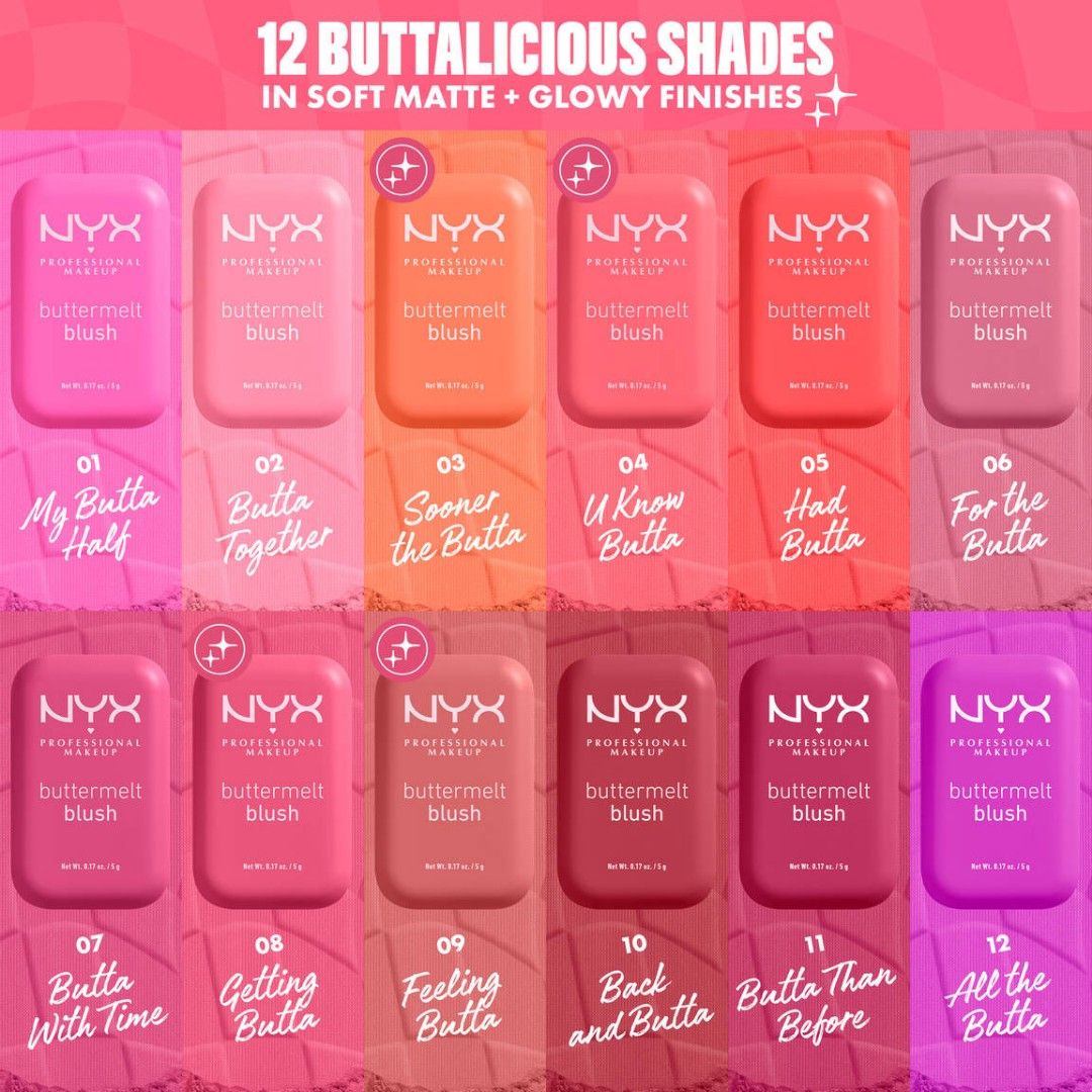 NYX Buttermelt Blush (Category: Makeup) located in Manila. Submitted by jl.stuffph (Listing ID 1380508322, Image 3). Description: 🥰 NŸX BÜTTERMELT BLÜSH 🥰 🧿₱860.00🥳 ‼️😍 AVAILABLE ON HAND 😍‼️ ✨BRAND NEW & 💯 AUTHENTIC ✨️ Fresh from 🇺🇸.