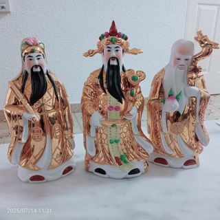 中国古玩　白磁福禄寿人物置物 567 精品福禄寿, Hobbies & Toys, Memorabilia & Collectibles