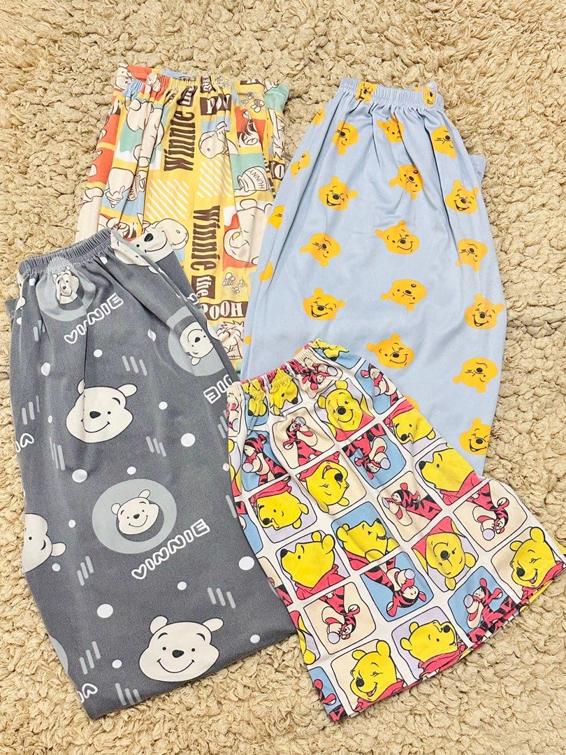 Preloved Pooh Pajama and Short (Category: Other Bottoms) located in Manila. Submitted by krstne02 (Listing ID 1380543238, Image 1). Description: 🛵 Courier: J&T / Lalamove 💸 MOP: Gcash 📍 Location: Laloma Quezon City.