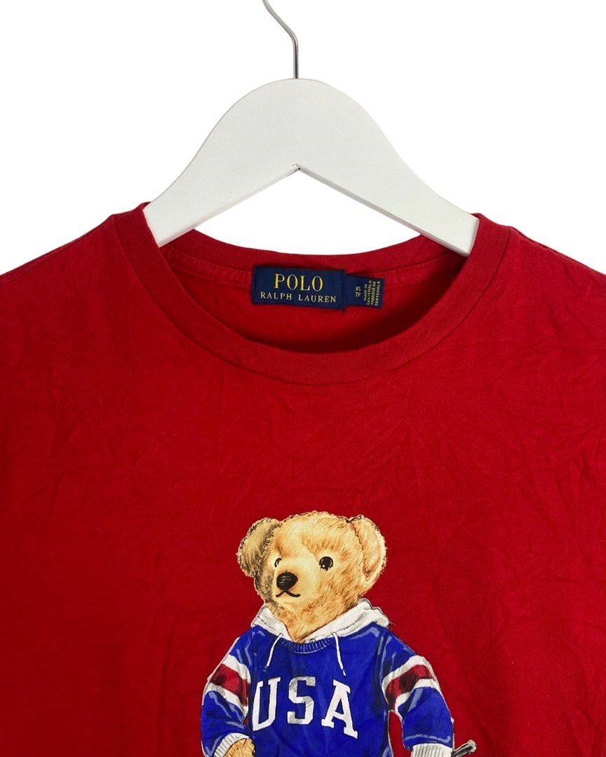 Ralph Lauren Polo Bear Shirt (Category: Tshirts & Polo Shirts ) located in Davao. Submitted by vintique.ph (Listing ID 1380599563, Image 2). Description: RL | Men’s Polo Bear Shirt Red Size on tag: XS Dimes: 18 x 25 Excellent condition Item washed and clean, ready to wear! GRAB (automatically yours) Steal and Grab ends 24h after commenting. Send us an 𝗼𝗿𝗱𝗲𝗿 𝗳𝗼𝗿𝗺 afterwards to confirm order! 𝗦𝘁𝗿𝗶𝗰𝘁𝗹𝘆 𝗻𝗼 𝗱𝗲𝗹𝗲𝘁𝗶𝗻𝗴 𝗼𝗳 𝗰�