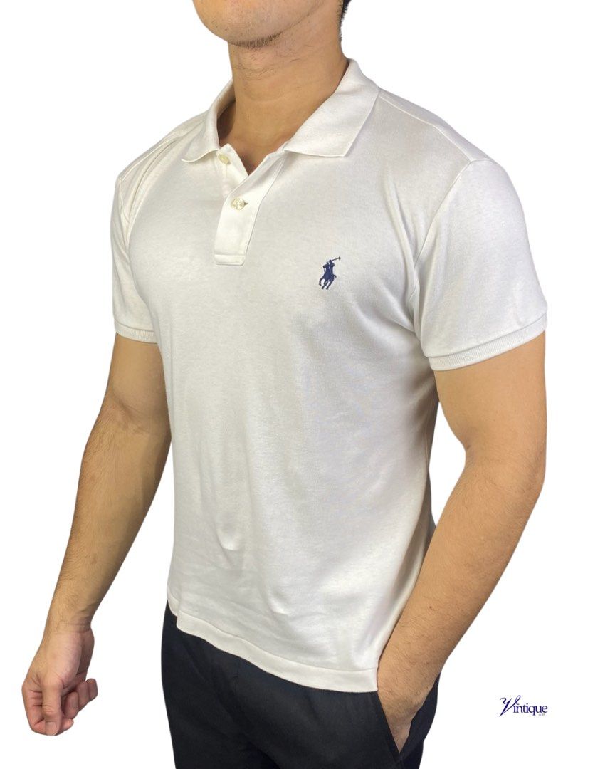 Ralph Lauren White Polo Shirt (Category: Tshirts & Polo Shirts ) located in Davao. Submitted by vintique.ph (Listing ID 1380600224, Image 1). Description: RL | Men’s Polo Shirt White Size on tag: S Dimes: 21 x 26 Very good condition Issue: washable stain Item washed and clean, ready to wear! GRAB (automatically yours) Steal and Grab ends 24h after commenting. Send us an 𝗼𝗿𝗱𝗲𝗿 𝗳𝗼𝗿𝗺 afterwards to confirm order! 𝗦𝘁𝗿𝗶𝗰𝘁𝗹𝘆 𝗻𝗼 𝗱𝗲𝗹
