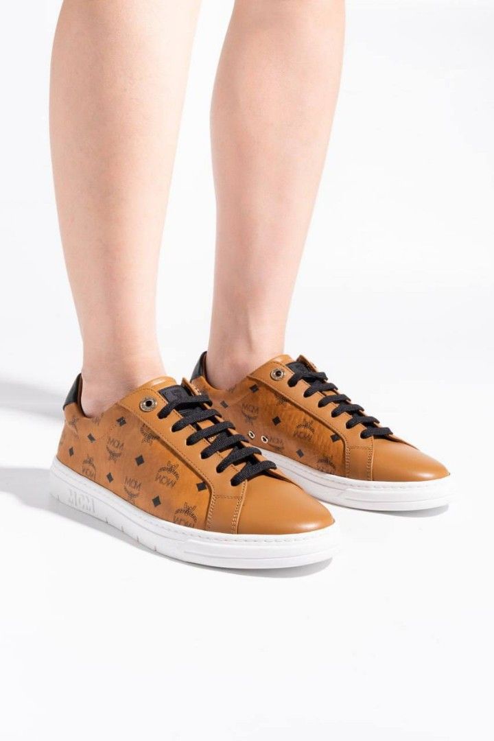 Sepatu MCM Terrain To Sneakers Visetos Cognac size 37 43 44