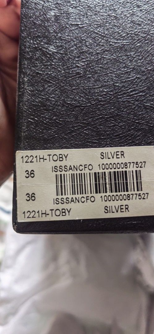 Silver shoes Matthew's, wedding shoes (Category: Flats & Sandals) located in Manila. Submitted by dhyig (Listing ID 1380498360, Image 3). Description: Brand new, never used With unnoticeable stains.