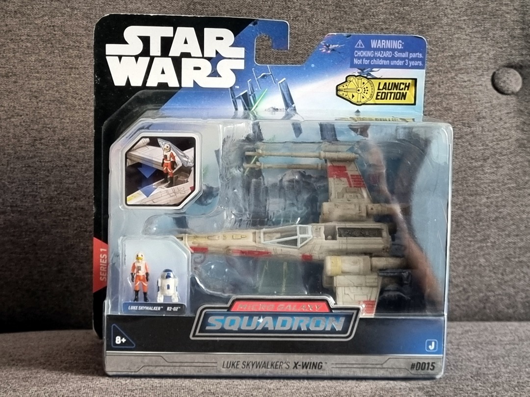 Star Wars Micro Galaxy Squadron X-Wing Luke Skywalker 12.7cm Avec Figurines