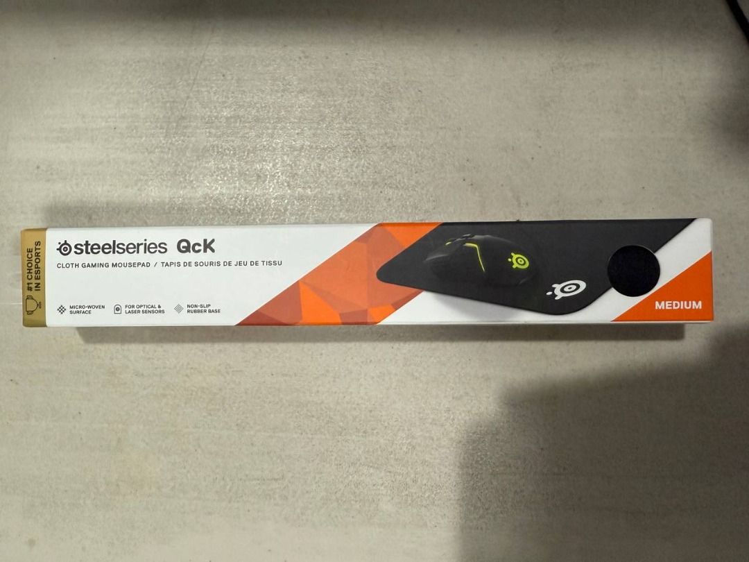 Steelseries QcK Gaming Mousepad Medium (Category: Mouse & Mousepads) located in Manila. Submitted by pael92 (Listing ID 1380690395, Image 1). Description: Sealed Never used .