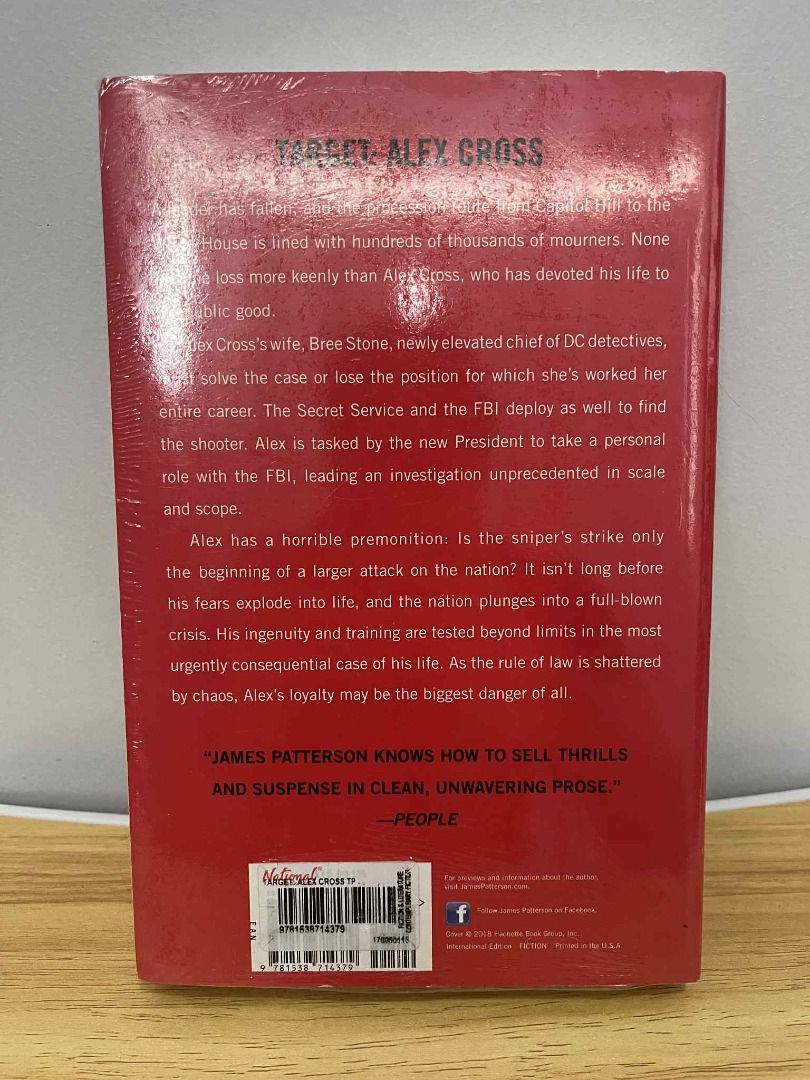 Target Alex Cross - James Patterson (Category: Storybooks) located in Manila. Submitted by eulean (Listing ID 1380561078, Image 2). Description: Target Alex Cross - James Patterson 500php Meetup: BGC/McKinley/Bridgetowne.