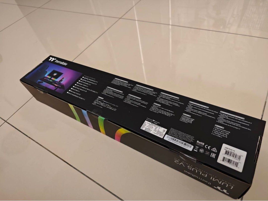 由 meow.meowwww (刊登 ID 1380624748，圖片 2) 提交，位於 新竹市 (Hsinchu City) 的 Thermaltake 曜越 LUMI PLUS V2 智慧燈條 (類別：電腦)，說明：全新未使用。