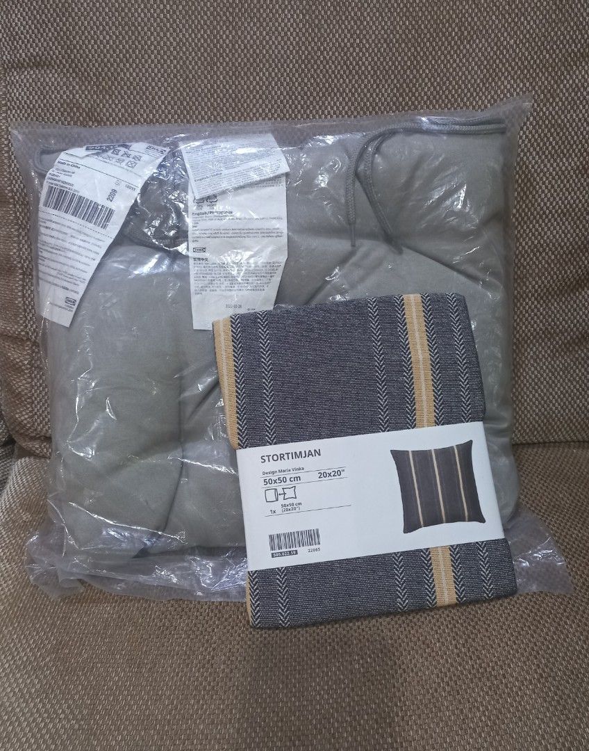 Throw Pillow case and seat cushion Ikea Bundle (Category: Cushions & Throws) located in Gattaran. Submitted by uploadtounload (Listing ID 1380498911, Image 1). Description: add sf.