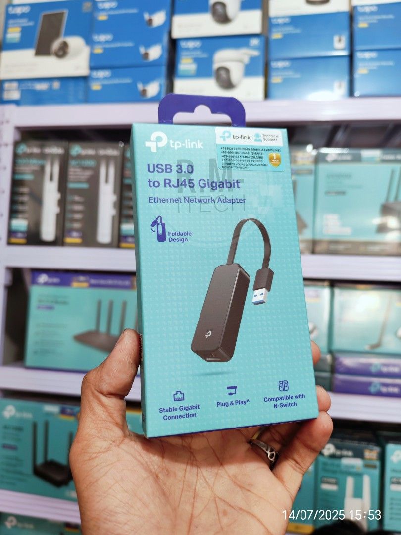 TP-LINK USB A to LAN RJ45 ethernet adapter (Category: Cables & Adaptors) located in Manila. Submitted by rm.itech051523 (Listing ID 1380645054, Image 3). Description: 7day replacement 1 year warranty.