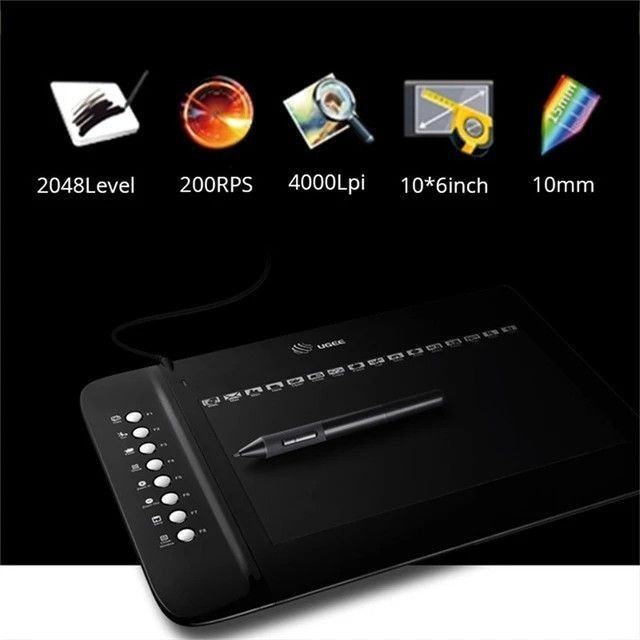 先到先🉐、全新貨品、UGEE M1000L 數位板10x6