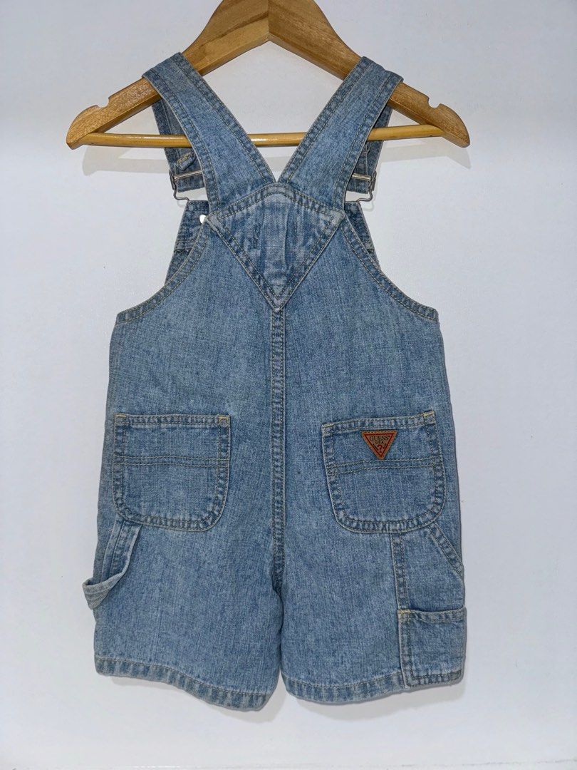 Vintage Guess overalls / Jumper (Category: Babies & Kids Fashion) located in Makati City. Submitted by re.mini (Listing ID 1380589656, Image 3). Description: Vintage Guess overalls / Jumper Size M on tag fits 2-4Y/O Likenew condition P1200 Taguig location.