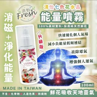 ✅包郵/可面交✅現貨-七色花水晶能量噴霧100ml64181271703810110