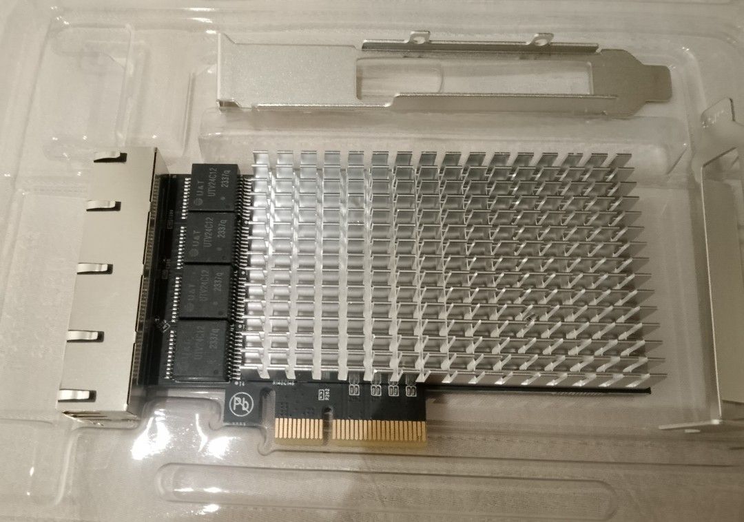 2.5GBps 4 Port Network Card PCIe