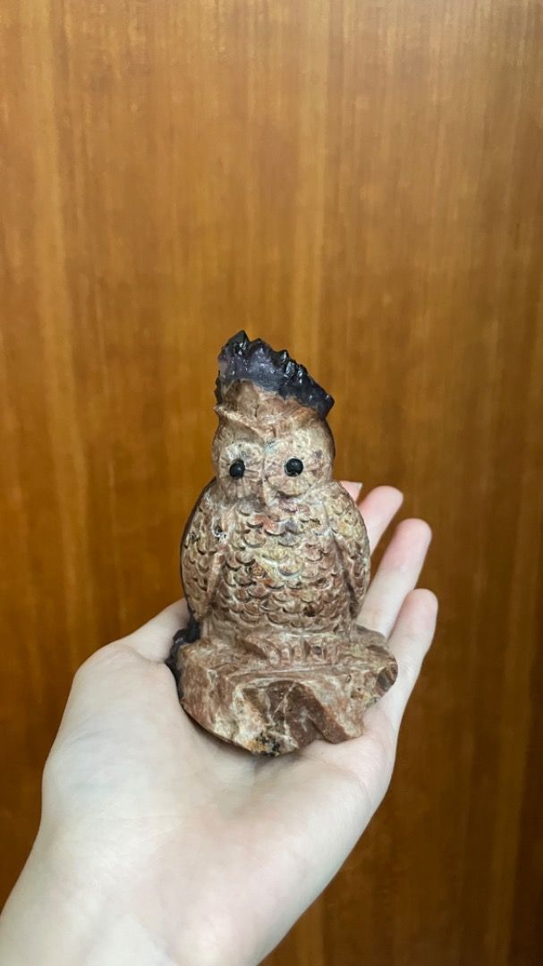 由 1yuiii._ (刊登 ID 1380774074，圖片 1) 提交，位於 高雄市 (Kaohsiung) 的 水晶/動物晶簇/天然水晶/烏拉圭紫晶 (類別：其他居家裝飾)，說明：水晶難免會有天然瑕疵 ⚠️商品售出後不做退換。