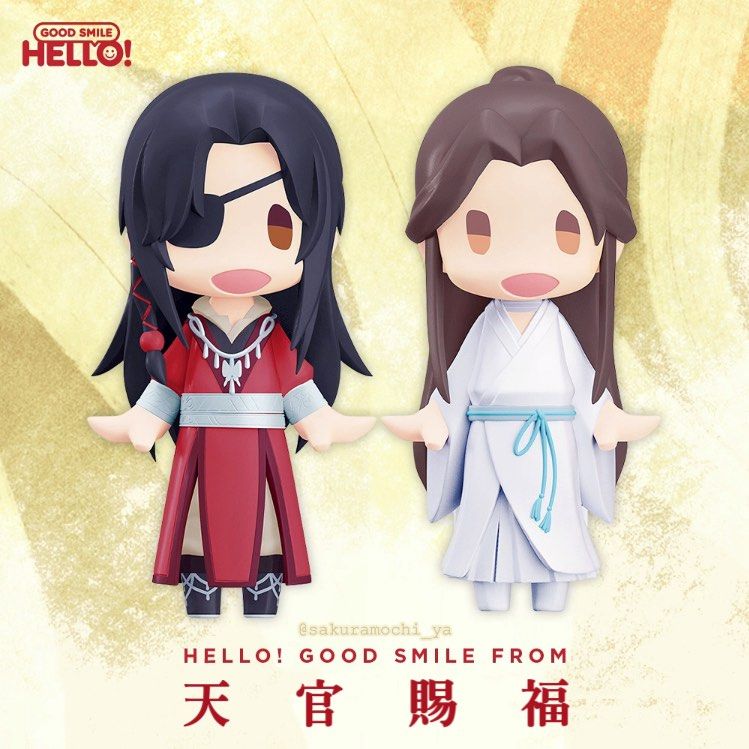 天官賜福 MINIDOLL「Q版瓷福フィギュア 花城＆謝憐セット」 天官賜福