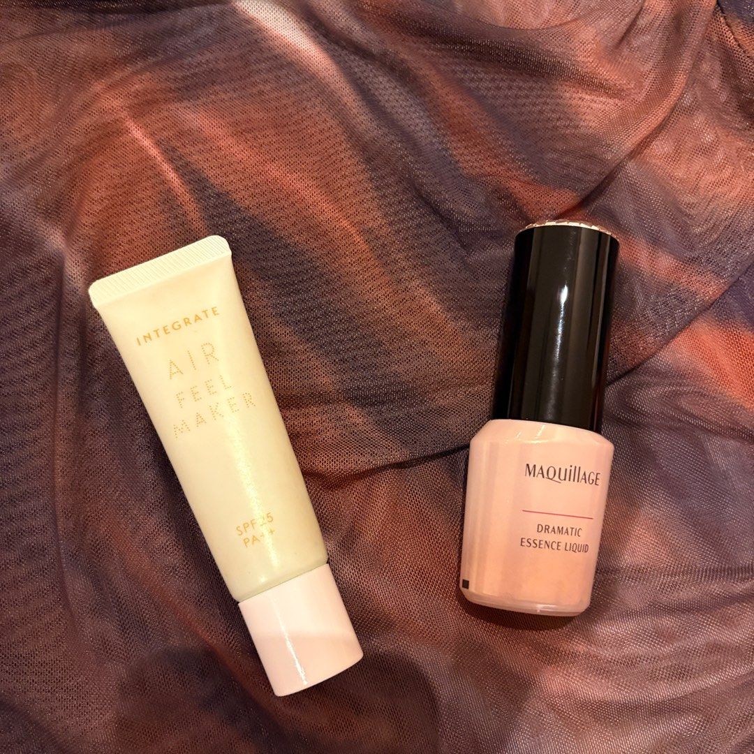 由 hikarururu (刊登 ID 1380877937，圖片 1) 提交，位於 桃園市 (Taoyuan) 的 資生堂 Maquillage 水蜜光精華粉底 INTEGRATE 星綻光空氣飾底乳30g-亮顏薄荷綠 (類別：化妝品)，說明：綠打底遮泛紅 150 粉底液oc20自然色 500 皆在日本購入，本人曬太黑，都不能用了😣便宜賣給水水 大概只用過2次。