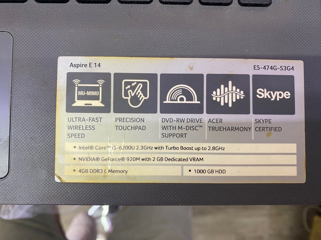 Acer Laptop E1463222277332609112