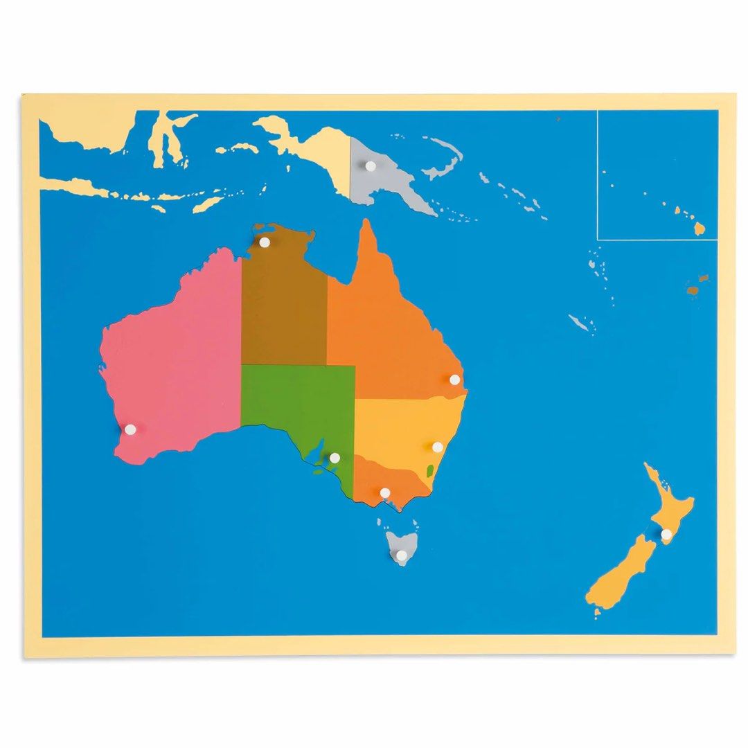 Authentic Nienhuis Montessori Puzzle Maps worth $700 World Asia