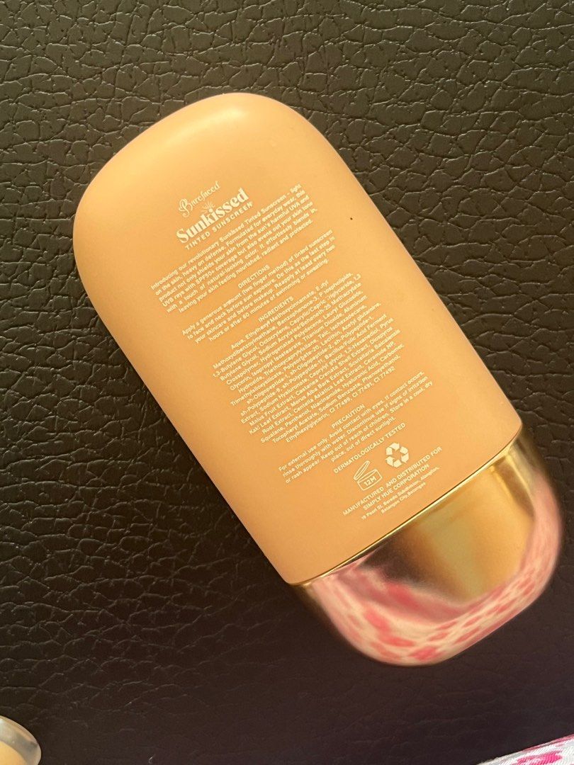 Barefaced Sunkissed Tinted Sunscreen (Category: Face Care) located in Manila. Submitted by pink.bunny. (Listing ID 1380707996, Image 2). Description: •Has about 40-50% left •shade is like skin adapting •rfs: decluttering .